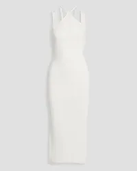 Hervé Léger Cutout bandage midi dress - White White