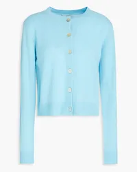 Vince Wool and cashmere-blend cardigan - Blue Blue