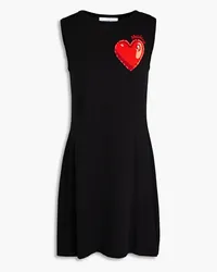 Moschino Intarsia cotton mini dress - Black Black