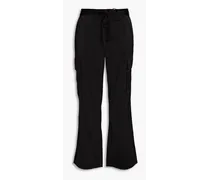 Satin wide-leg pants - Black