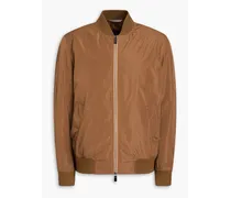 Shell bomber jacket - Brown