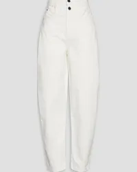 Claudie Pierlot High-rise tapered jeans - White White