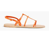 Fay leather sandals - Orange