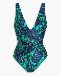 Zimmermann Paisley-print swimsuit - Green Green