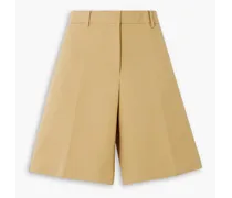 Cotton-piqué shorts - Neutral
