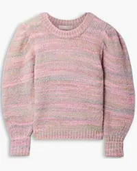 LoveShackFancy Aquarius stripped knitted sweater - Pink Pink