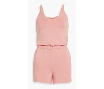 Tiler Peak stretch Micro Modal and cotton-blend playsuit - Pink