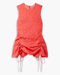 Cecilie Bahnsen Unika ruched matelassé top - Red Red