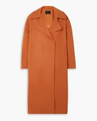 Mother of Pearl Noah embellished wool-felt coat - Orange Orange