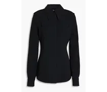 Victoria Beckham Crepe shirt - Black Black