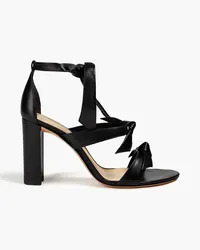 Alexandre Birman Lolita knotted leather sandals - Black Black