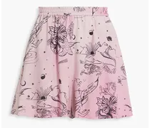 Printed crepe shorts - Pink