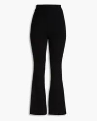 LVIR Ribbed wool flared pants - Black Black