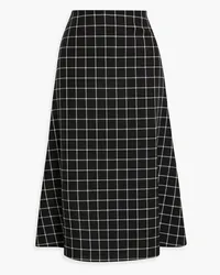 Marni Checked wool midi skirt - Black Black