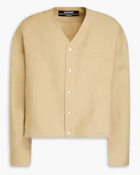 Jacquemus Embroidered linen shirt - Neutral Neutral