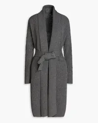 N.Peal Cable-knit cashmere cardigan - Gray Gray