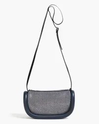 J.W.Anderson Bumper 12 leather and denim shoulder bag - Blue Blue