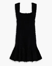 Jil Sander Mohair-blend bouclé dress - Black Black