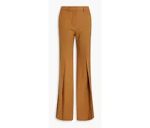 Woven flared pants - Brown
