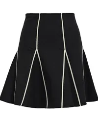 RED Valentino Cotton-blend crepe mini skirt - Black Black