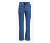 Carnation mid-rise straight-leg jeans - Blue