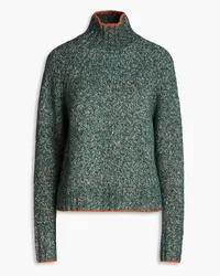 Autumn Cashmere Marled knitted turtleneck sweater - Green Green