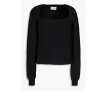 Comino ribbed cashmere sweater - Black