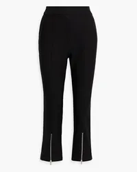 Derek Lam Van cropped cotton-blend slim-leg pants - Black Black