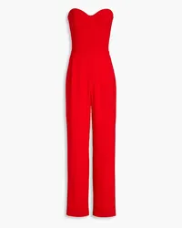 RASARIO Strapless crepe jumpsuit - Red Red