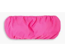 Gigi strapless taffeta bandeau bra top - Pink