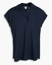 Vince Linen-blend top - Blue Blue