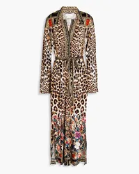 Camilla Printed jersey midi dress - Animal print Animal