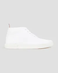 Thom Browne Heritage canvas sneakers - White White