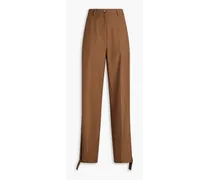 Bida woven wide-leg pants - Brown