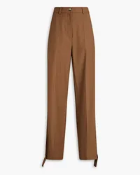 Nanushka Bida woven wide-leg pants - Brown Brown