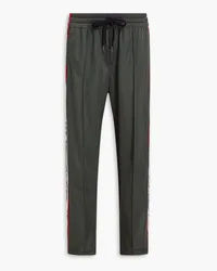 Dolce & Gabbana Striped jersey track pants - Green Green