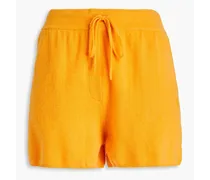 Toran cashmere shorts - Orange