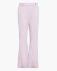 Magda Butrym Lyocell-blend sateen flared pants - Purple Purple