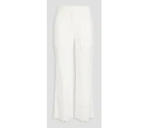 Riggs broderie anglaise cotton pants - White