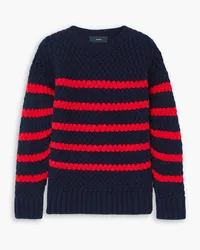 Alanui Striped woven wool sweater - Blue Blue