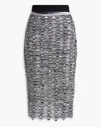 Missoni Marled crochet-knit skirt - Black Black