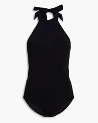 Zimmermann Cutout halterneck swimsuit - Black Black