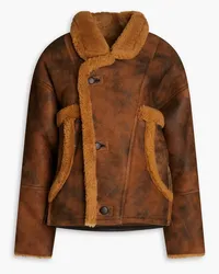 Sandro Shearling jacket - Brown Brown