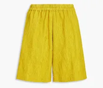Cloqué shorts - Yellow