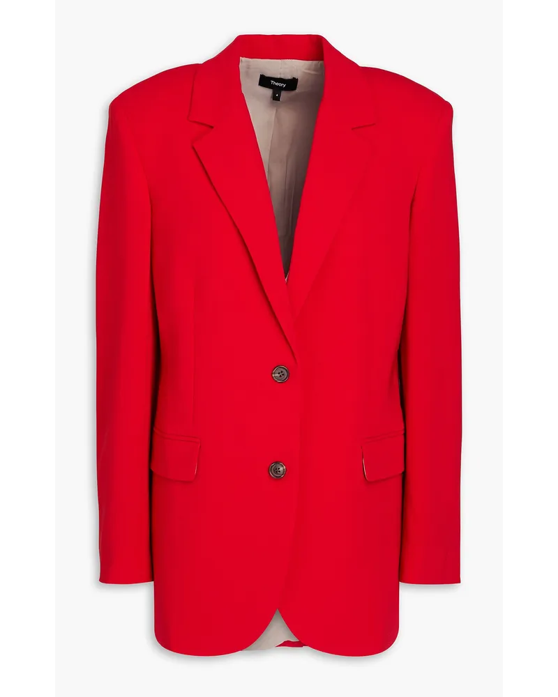 Theory Crepe blazer - Red Red