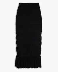 Sandro Crochet midi skirt - Black Black