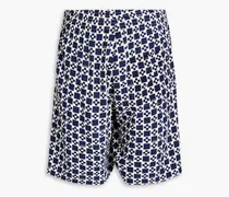 Printed woven shorts - Blue