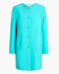 Oscar de la Renta Wool-blend coat - Blue Blue