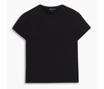 Cotton-jersey T-shirt - Black