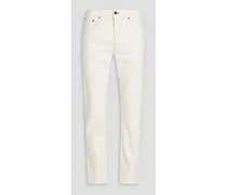 Slim-fit denim jeans - White